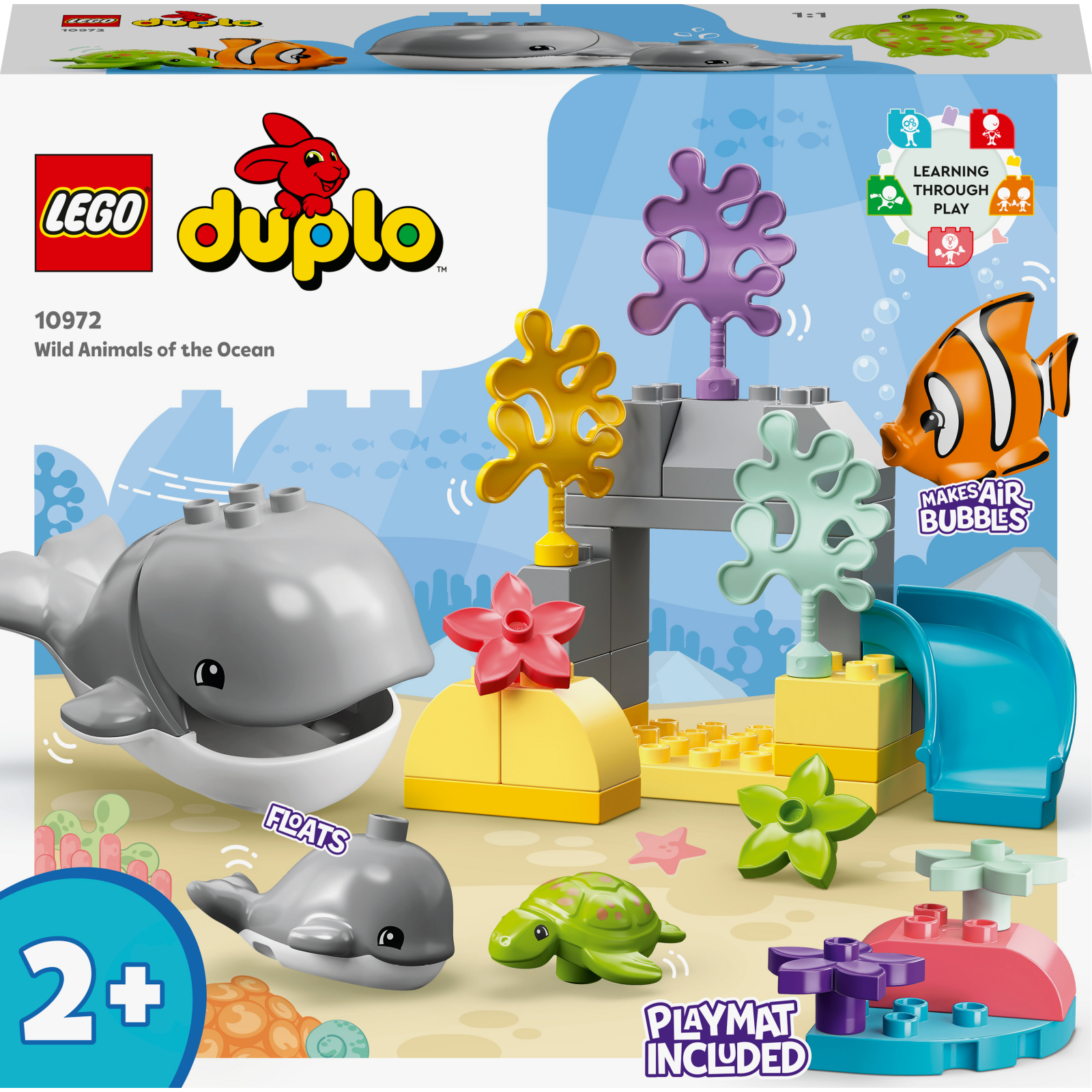 Конструктор LEGO DUPLO Town Дикі тварини океану 32 деталей (10972)