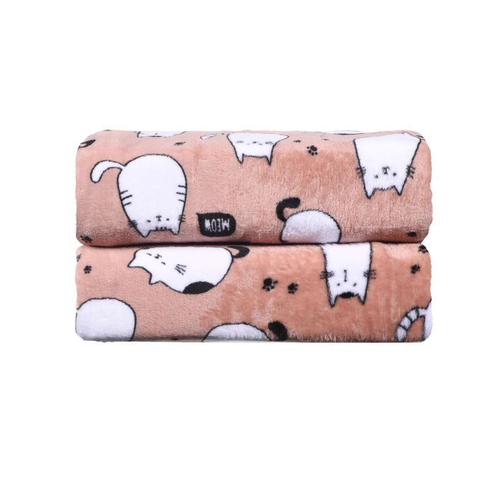 Плед Ardesto Flannel котики, 160х200 см (ART0108PB) зображення 12