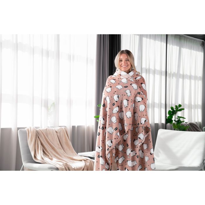 Плед Ardesto Flannel котики, 160х200 см (ART0108PB) зображення 4