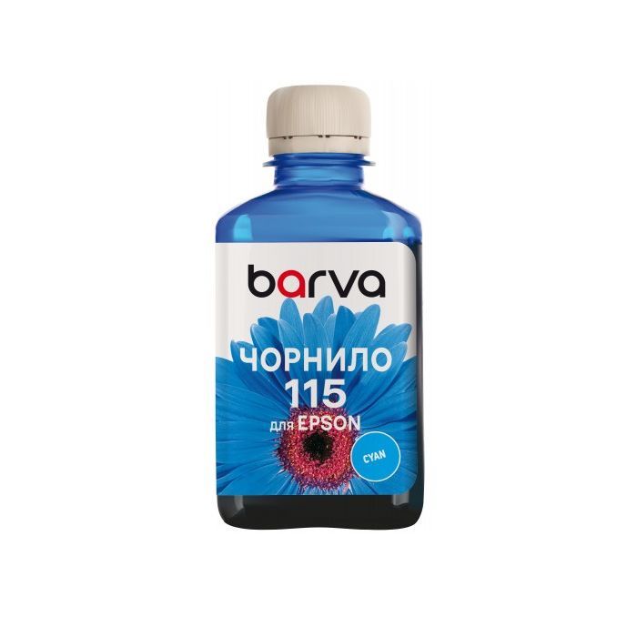 Чорнило Barva Epson 115 180 мл, C (E115-873)