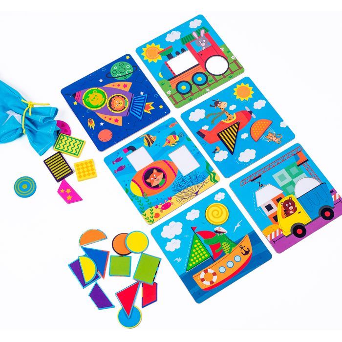 Развивающая игрушка Vladi Toys Игра-сортер Транспорт (укр) (ZB2002-06) изображение 2