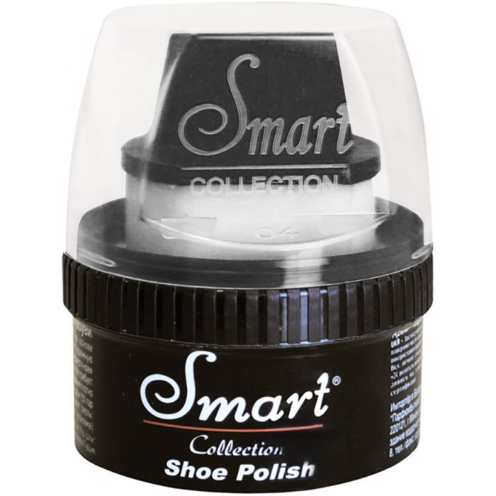 Крем для обуви Smart Shoes с аппликатором Черный 60 мл (8697422827456)