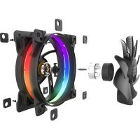 Кулер для корпуса PcCooler CORONA FRGB (Dual Ring) изображение 4