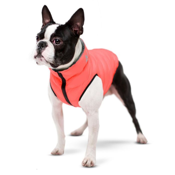 Курточка для тварин Airy Vest двостороння XS 25 коралово-сіра (1667) зображення 2