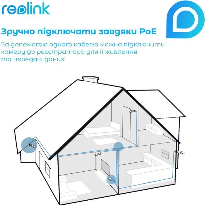 Комплект відеоспостереження Reolink RLK16-800D8 зображення 4