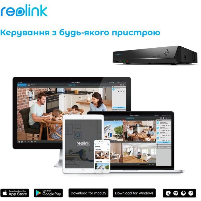 Комплект відеоспостереження Reolink RLK16-800D8 зображення 5
