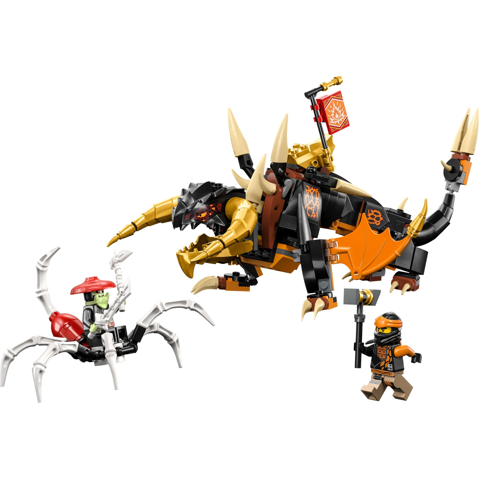 Конструктор LEGO Ninjago Земляний дракон Коула EVO 285 деталей (71782) зображення 2
