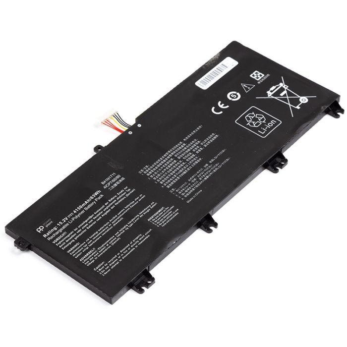 Аккумулятор для ноутбука ASUS B41N1711-4S1P 15.2V 4150mAh PowerPlant (NB431670) изображение 2