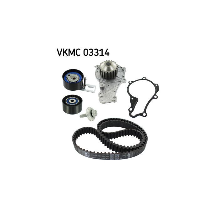 Комплект ременя ГРМ з помпой SKF VKMC 03314
