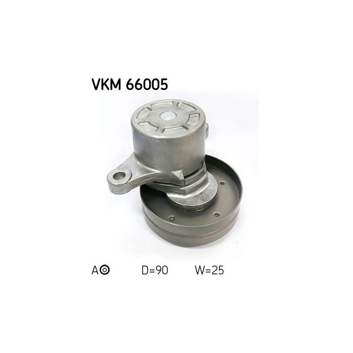 Натягувач ременя з роликом SKF VKM 66005 зображення 2