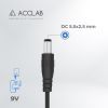 Кабель питания USB to DC 5.5х2.5mm 9V 1A ACCLAB (1283126565113) изображение 3