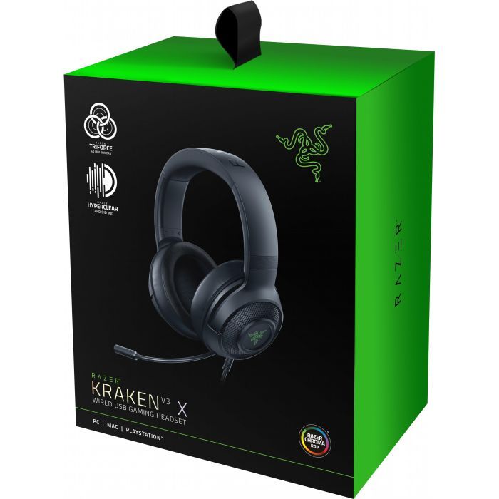 Наушники Razer Kraken V3 X USB Black (RZ04-03750300-R3M1) изображение 6
