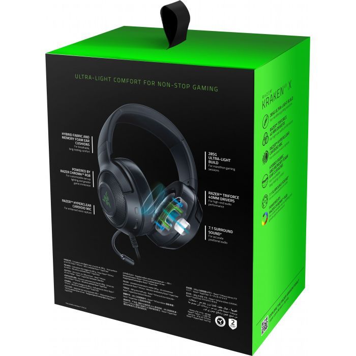 Наушники Razer Kraken V3 X USB Black (RZ04-03750300-R3M1) изображение 7
