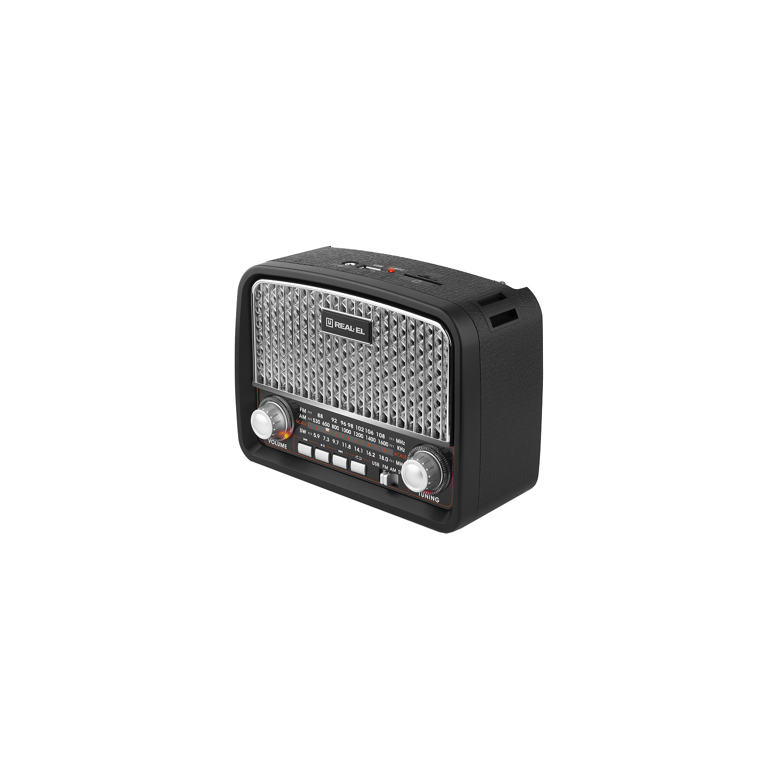 Портативный радиоприемник REAL-EL X-520 Black изображение 4