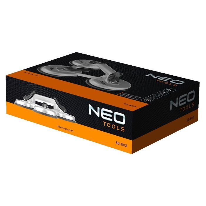 Присоска Neo Tools потрійна 120 мм, 150 кг. (56-803) зображення 2