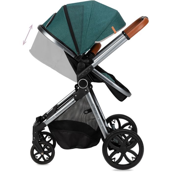 Коляска MoMi 2 в 1 Limuru Black (WOSP00029) изображение 11