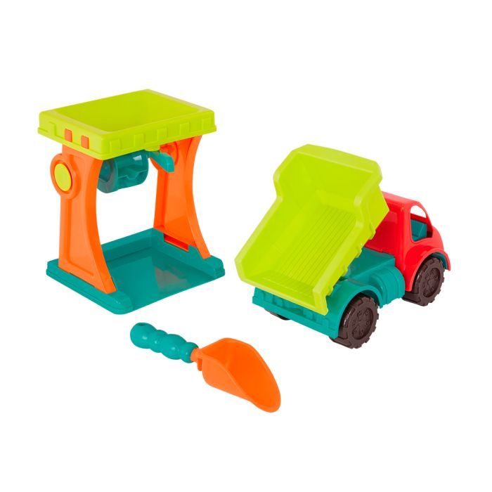 Игрушка для песка Battat Песочная мельница с машинкой и лопаткой (BX2198Z) изображение 2