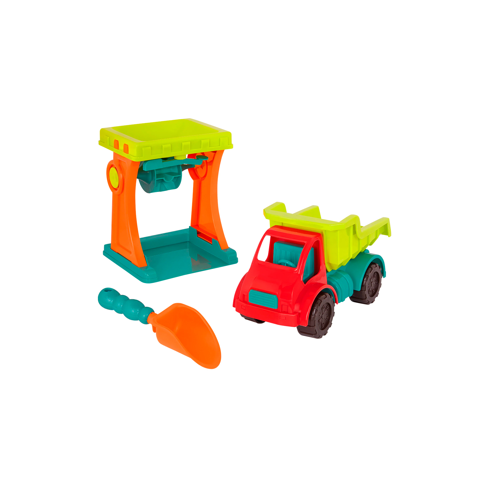 Игрушка для песка Battat Песочная мельница с машинкой и лопаткой (BX2198Z)