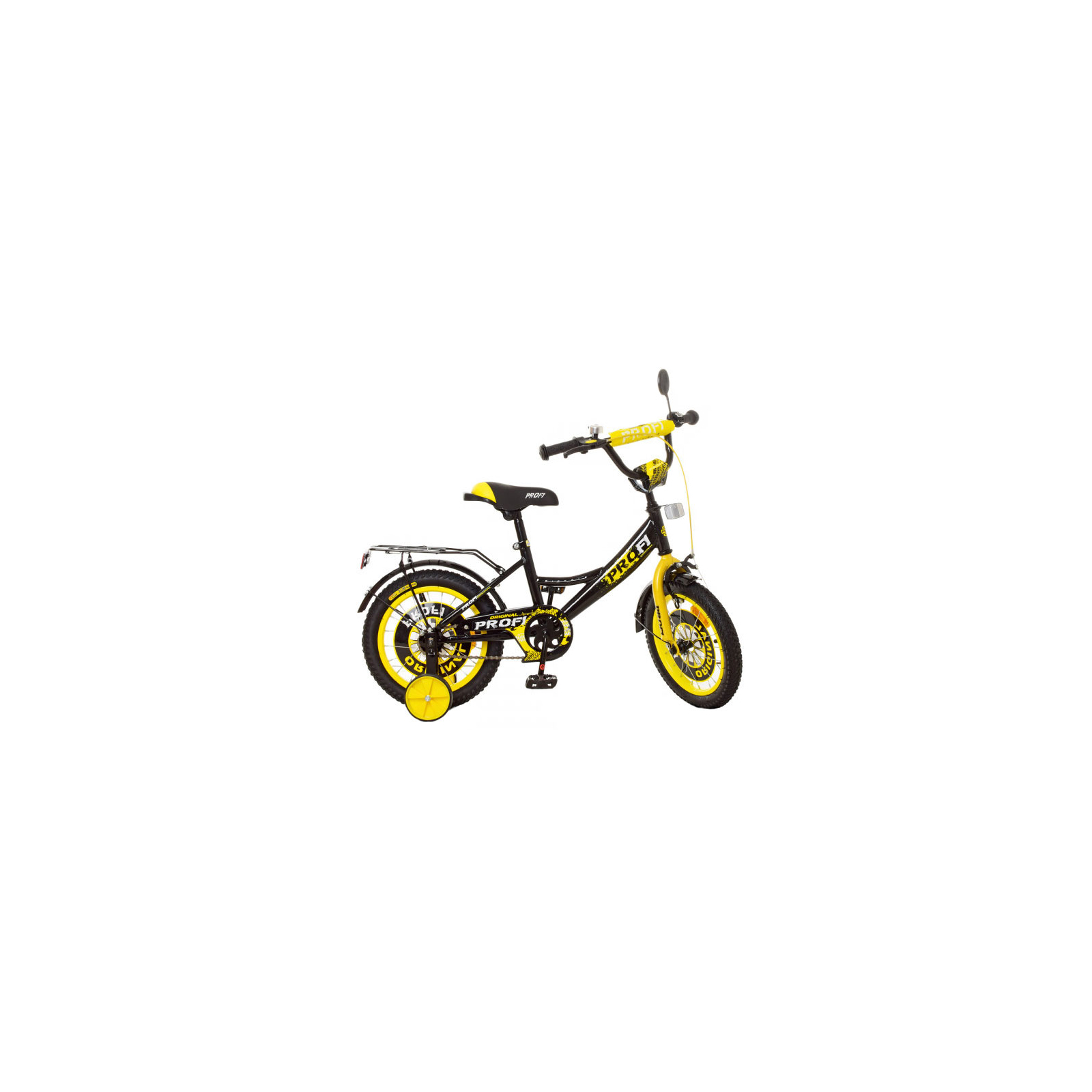 Детский велосипед Profi Original Boy 14" Черно-желтый (XD1443 black/yellow)
