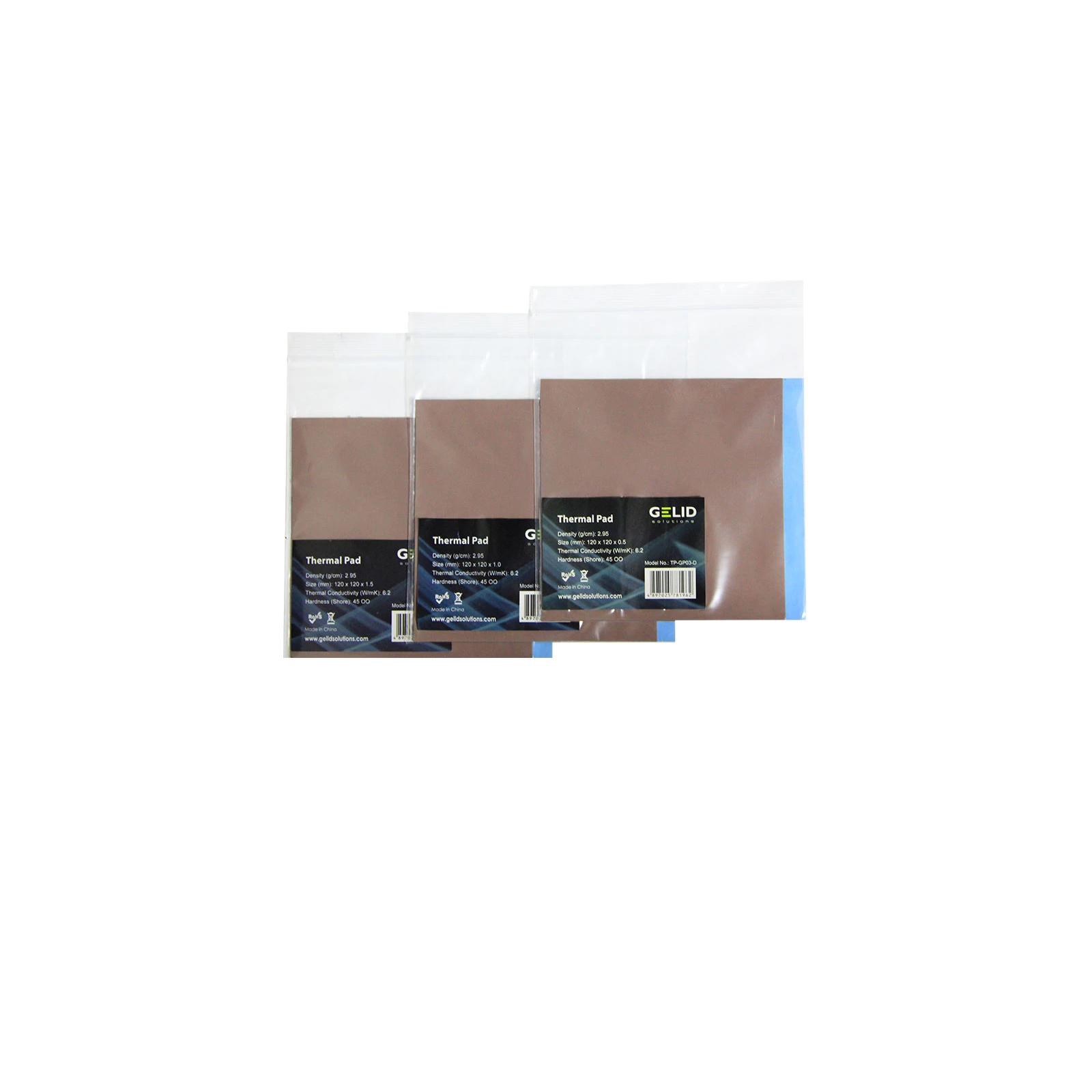 Термопрокладка Gelid Solutions 7W/mK 120x20x0.5 mm (TP-GP03-A) зображення 2