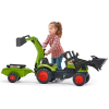 Веломобіль Falk CLAAS Arion трактор на педалях з причепом Зелена (3016202040147) (2040N) зображення 5