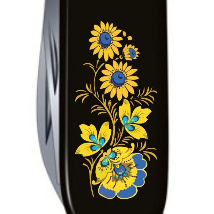 Нож Victorinox Spartan Ukraine Black "Ukraine" (1.3603.3_T0140u) изображение 4
