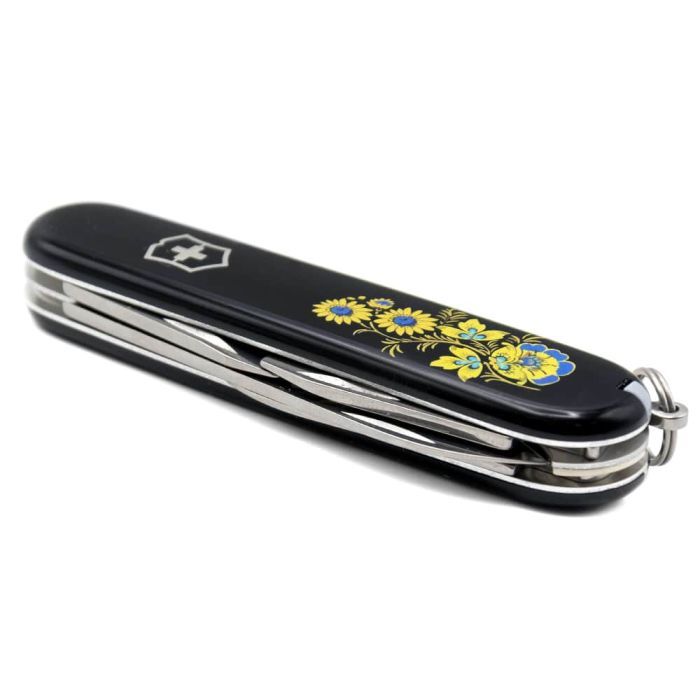 Нож Victorinox Spartan Ukraine Black "Ukraine" (1.3603.3_T0140u) изображение 6