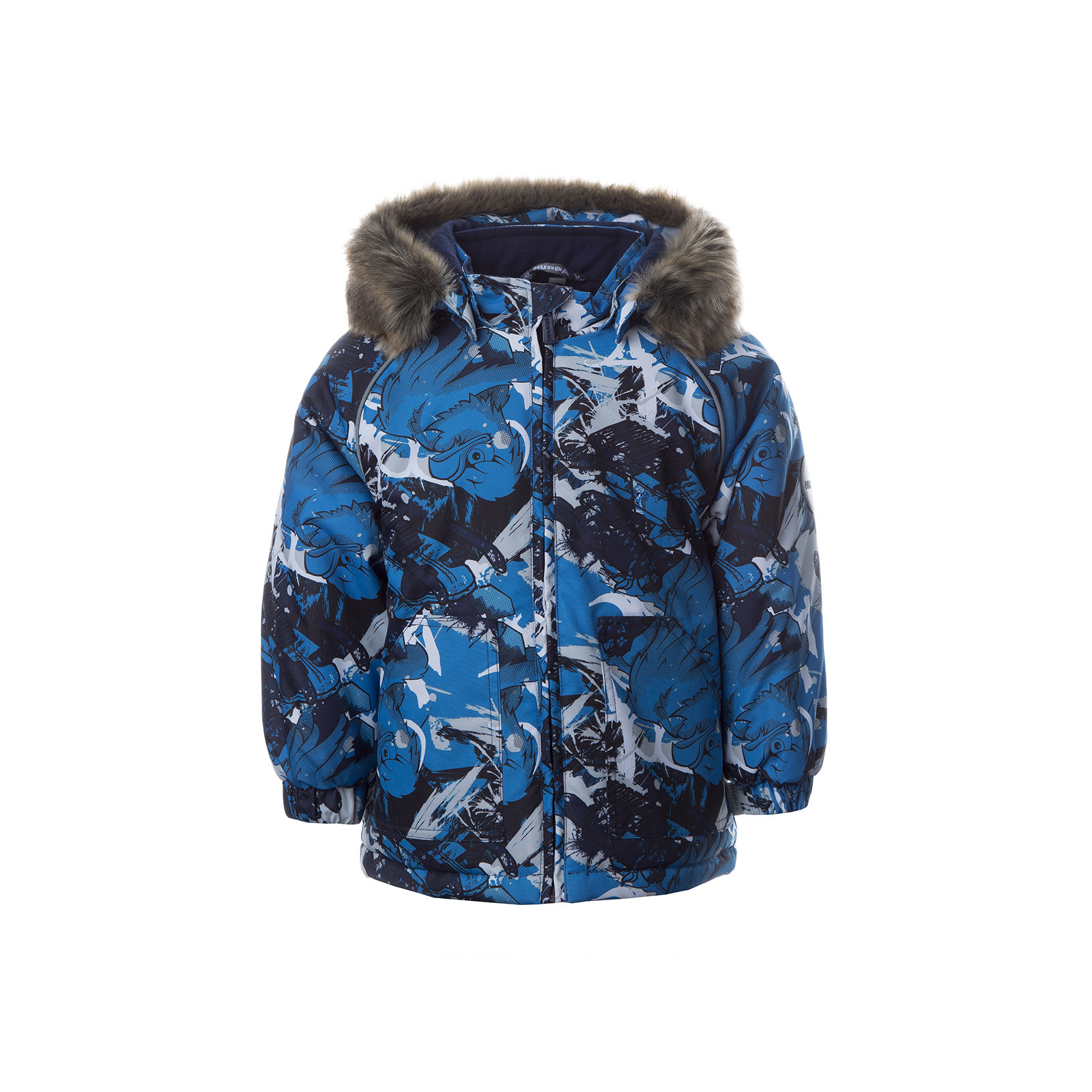 Куртка Huppa VIRGO 17210030 синій з принтом 86 (4741468926797) зображення 2