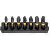 Набір біт DeWALT в касеті для Tough Case, FlexTorq, L = 25 мм, Pz1 – 2 шт, Pz2 – 3 шт, Pz3 – 2 шт (DT70812)