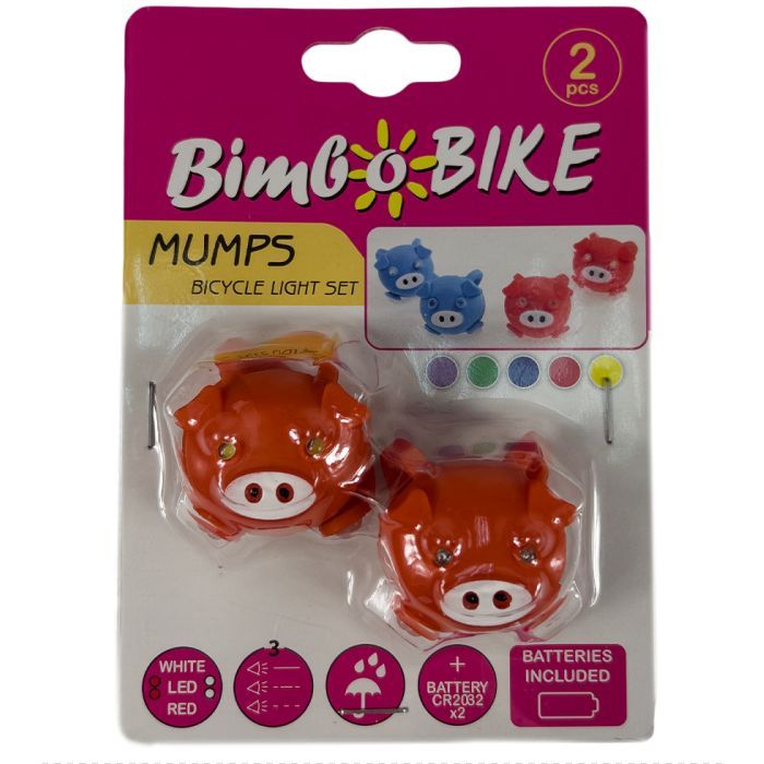 Комплект велофар Good Bike Silicone Mumps Red (90303Red-IS) зображення 5