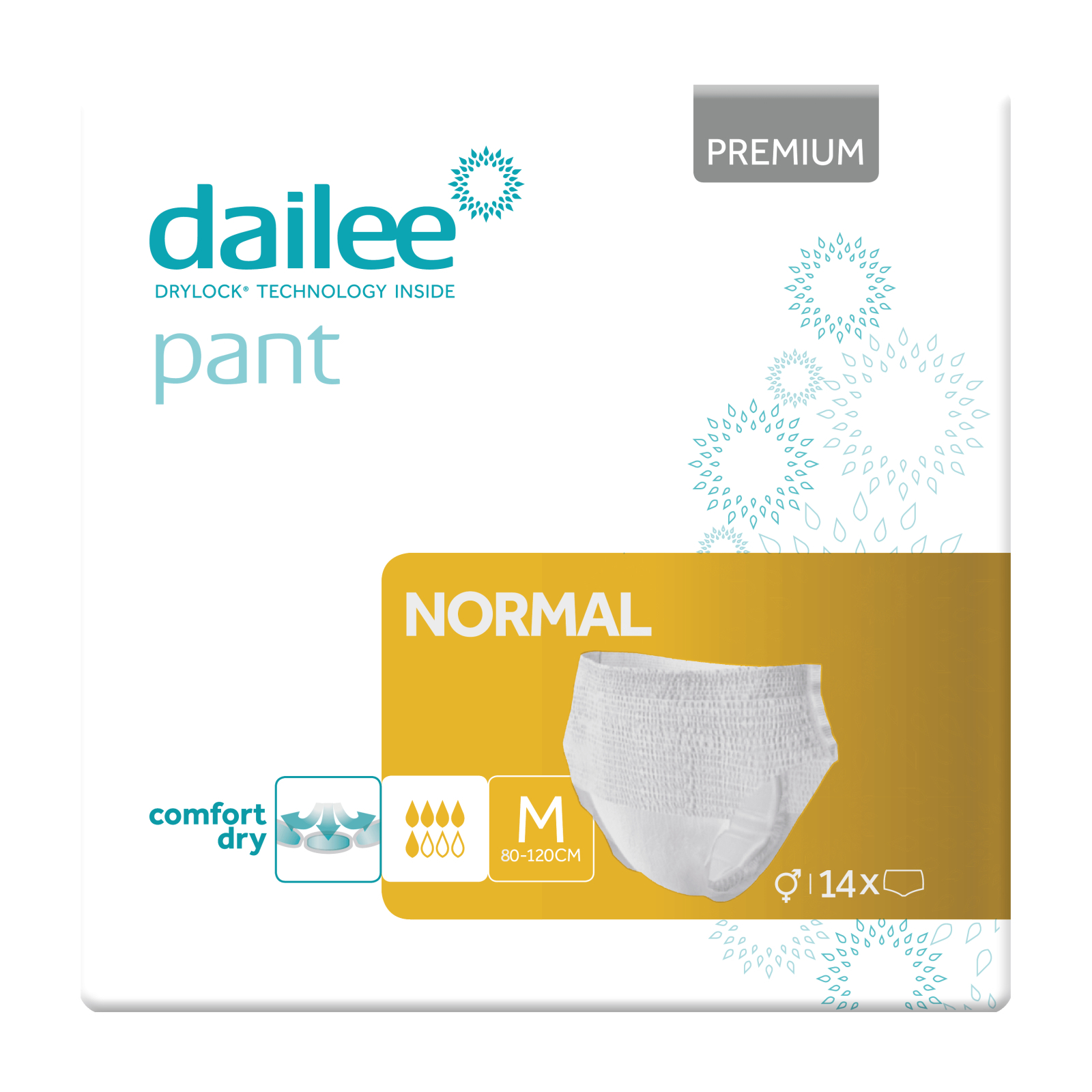 Підгузки для дорослих Dailee Pant Premium Normal M 14 шт (8595611625619)