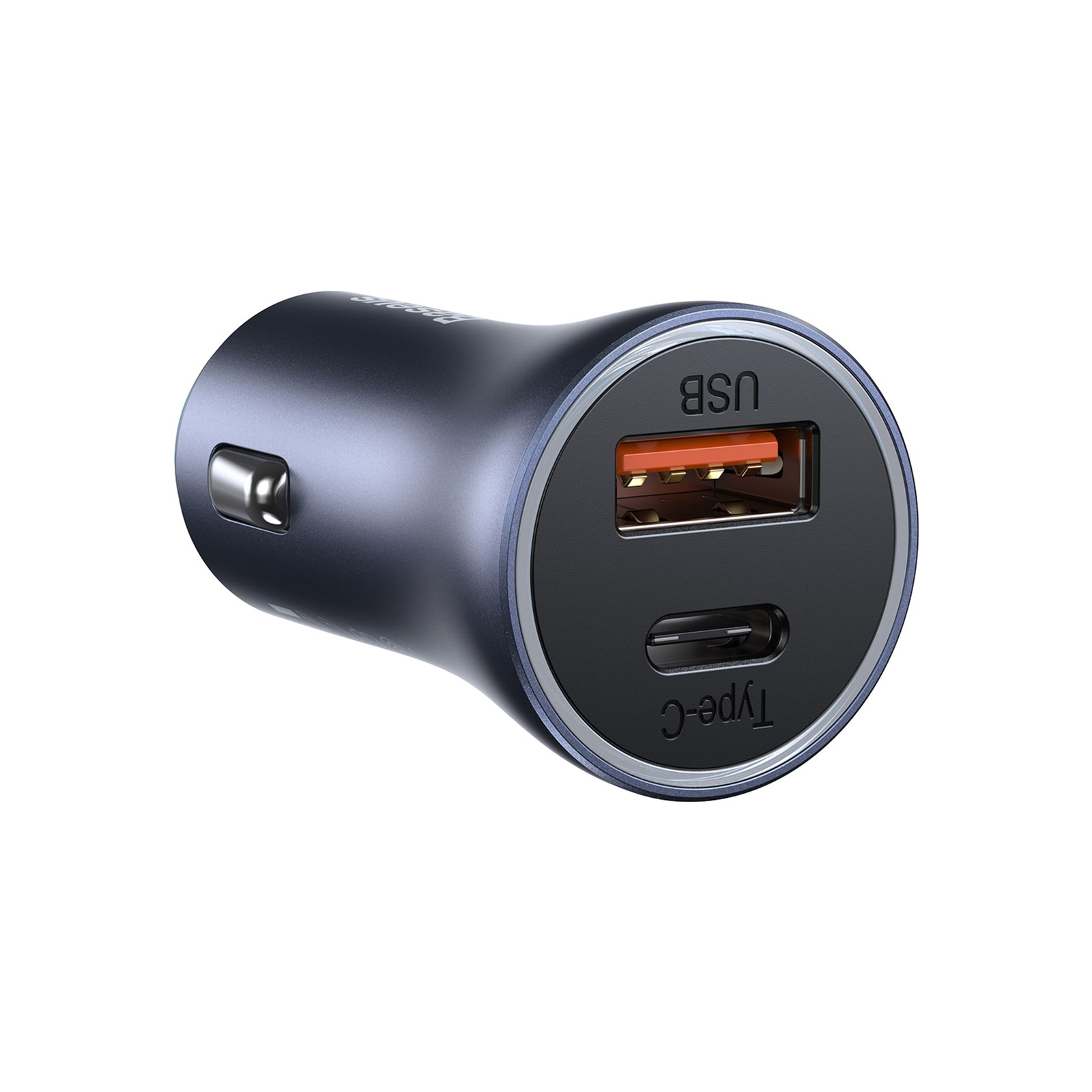 Зарядное устройство Baseus Golden Contactor Pro USB-A/Type-C Blue (CCJD-0G) изображение 2