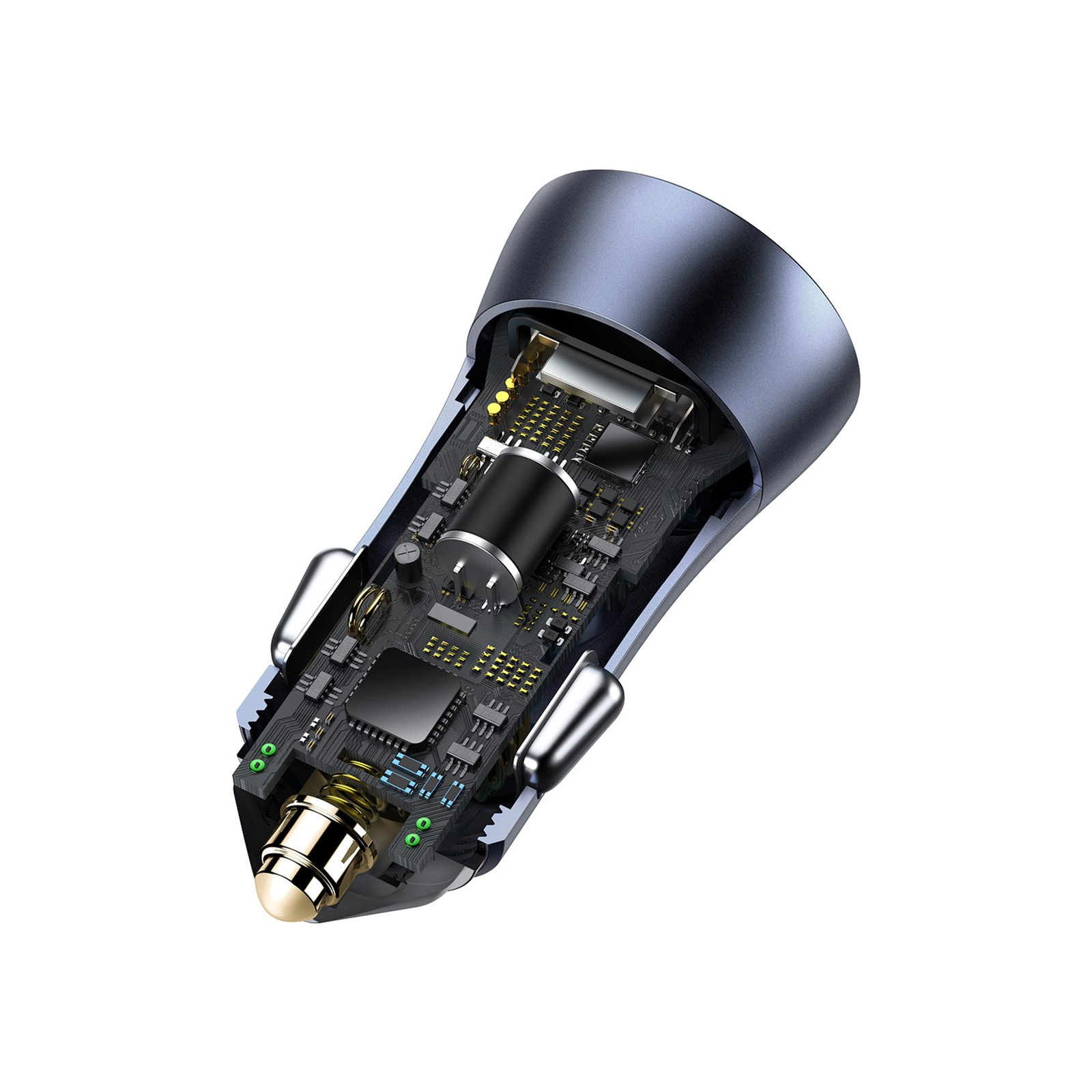 Зарядное устройство Baseus Golden Contactor Pro USB-A/Type-C Blue (CCJD-0G) изображение 7
