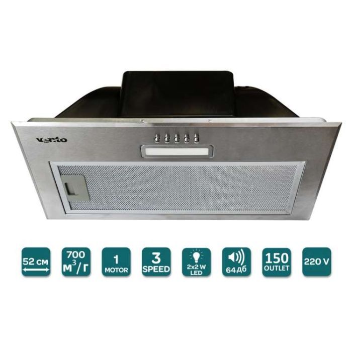 Витяжка кухонна Ventolux PUNTO 52 X (700) PB PC зображення 3
