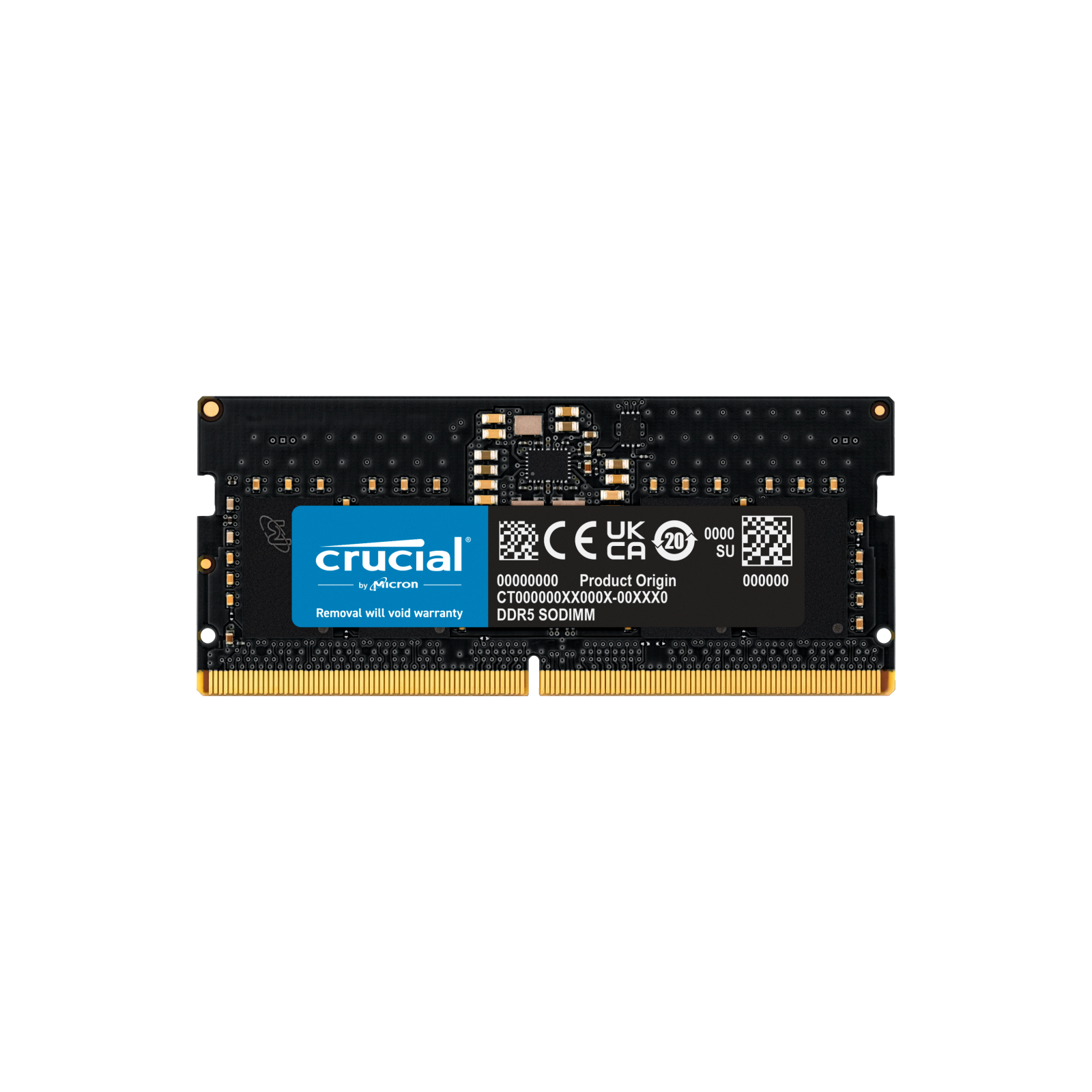 Модуль пам'яті для ноутбука SoDIMM DDR5 8GB 4800 MHz Micron (CT8G48C40S5)