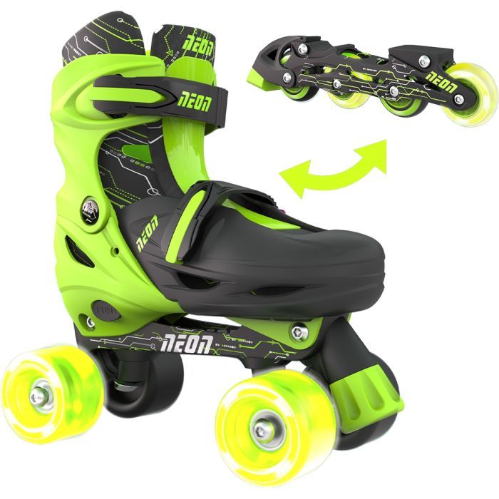 Роликові ковзани Neon Сombo Green розмір 34-37 (NT10G4) зображення 2