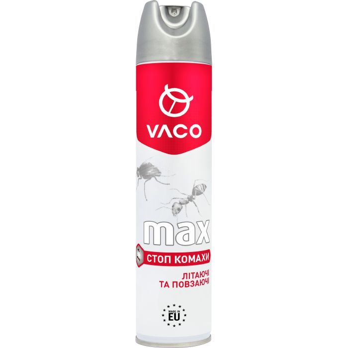 Аэрозоль от насекомых Vaco Max Универсальный от летающих и ползающих насекомых 300 мл (5901821952668)