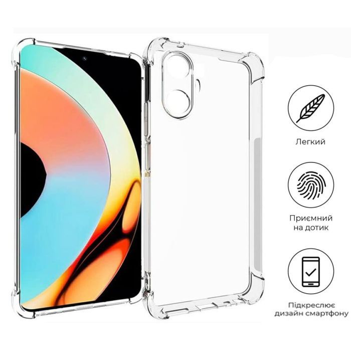 Чохол до мобільного телефона BeCover Anti-Shock Realme 10 Pro Plus 5G Clear (709333) зображення 5