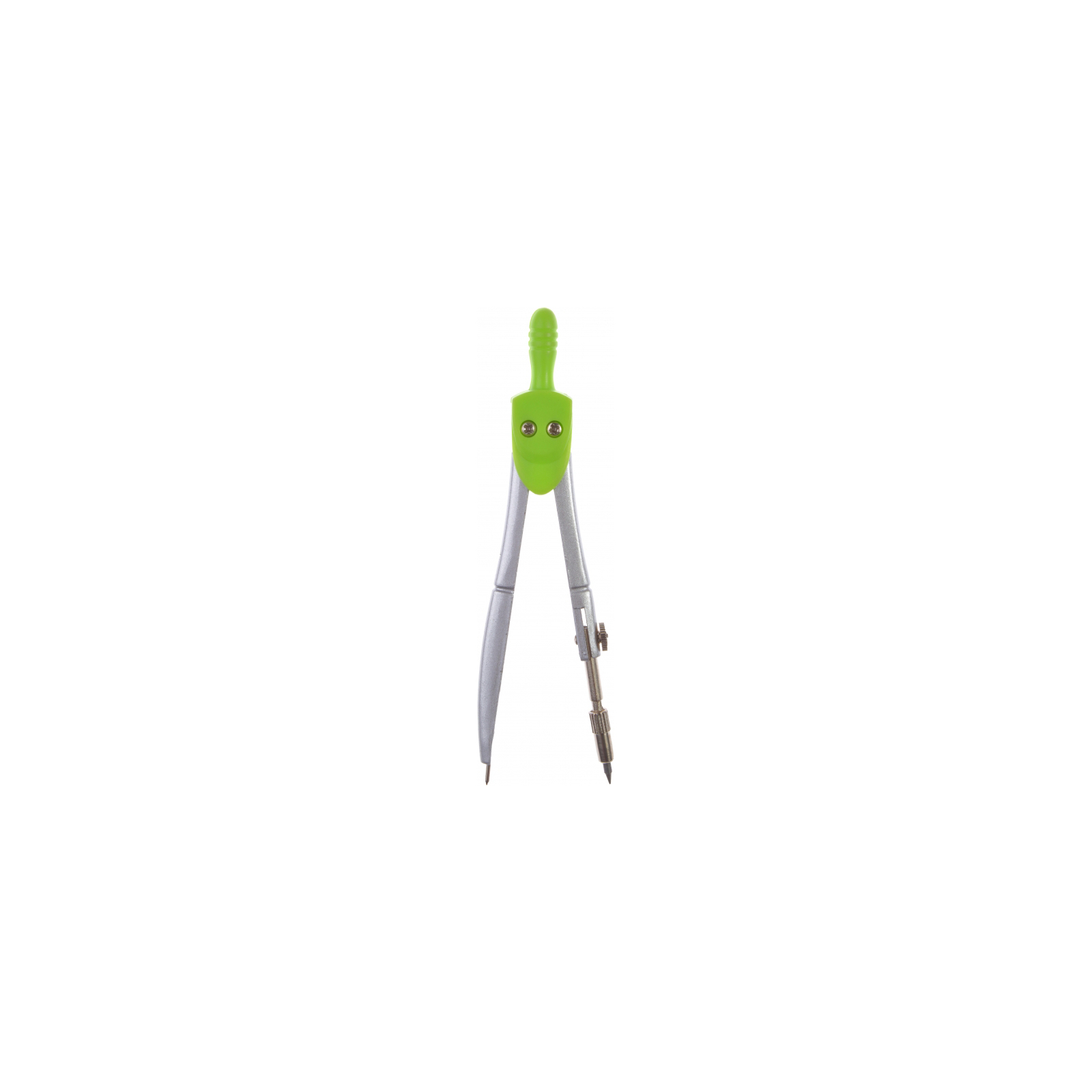 Циркуль Economix з запасними грифелями та адаптером, зелений (E81420) зображення 2