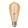 Лампочка Eurolamp ST64 7W E27 4000K (MLP-LED-ST64-07274(Amber)) зображення 2