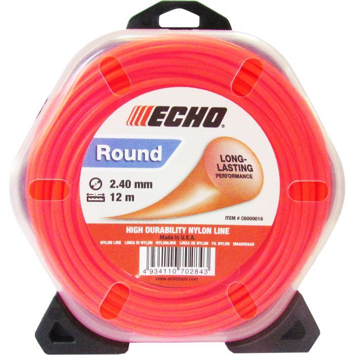 Жилка косильная ECHO d-2,4мм 12м круглая (С6000016/102142953)