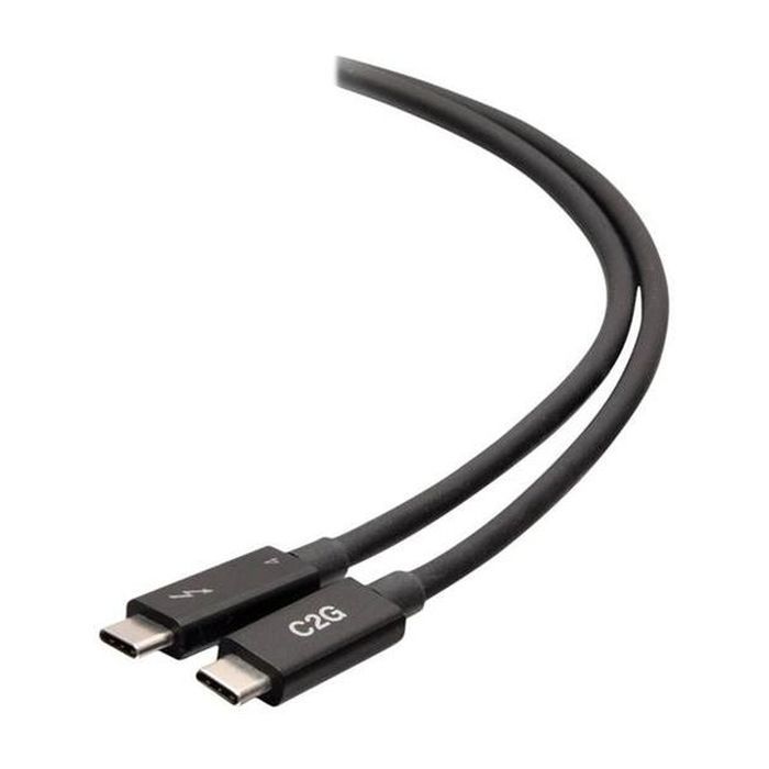 Дата кабель USB-C to USB-C 0.5m Thunderbolt 4 40Gbps C2G (C2G28885)