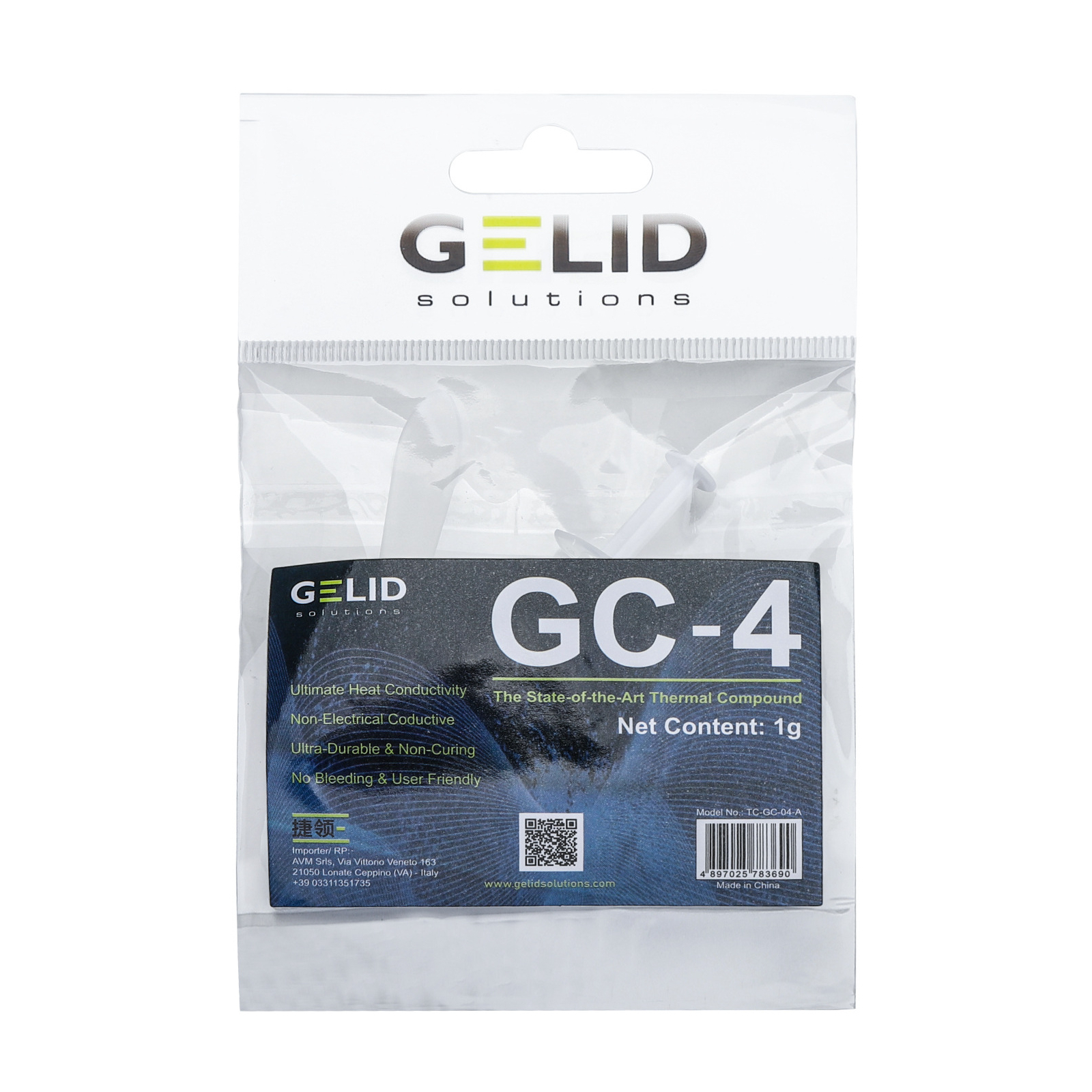 Термопаста Gelid Solutions GC4 1g (TC-GC-04-A) зображення 3