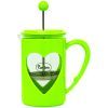 Френч-прес Con Brio Серце 600 мл Зелений (CB-5660-green)