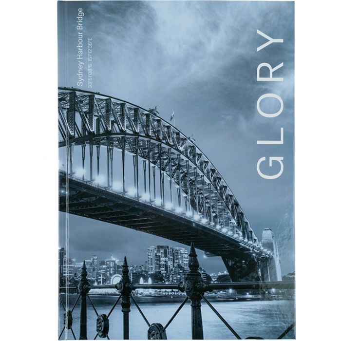 Канцелярская книга Axent Glory А4 в твердом переплете 96 листа клетка (8422-566-A)