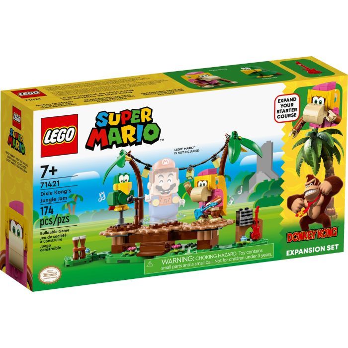 Конструктор LEGO Super Mario Импровизация в джунглях Дикси Конг. Дополнительный набор (71421)