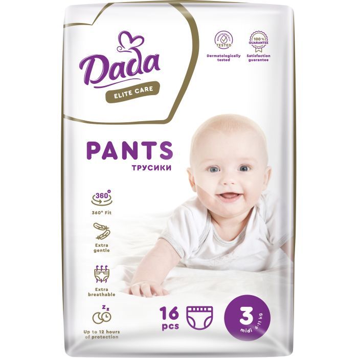 Подгузники Dada Elite Care 3 Midi (6 11 кг) 16 шт (4820174980702)