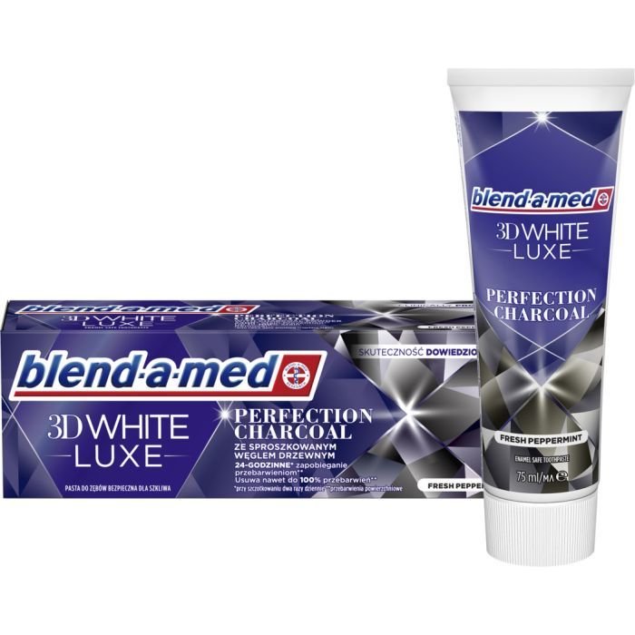 Зубная паста Blend-a-med 3D White Luxe Совершенство угля 75 мл (8006540881804)