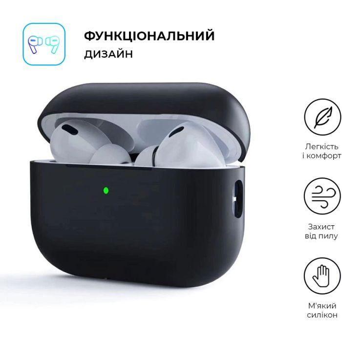 Чехол для наушников Armorstandart Silicone Case для Apple Airpods Pro 2 Red (ARM64541) изображение 2