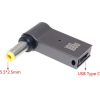 Перехідник USB-C to DC 5.5x2.5mm 100W ХОКО (XK-DC-C-5.5-2.5) зображення 6